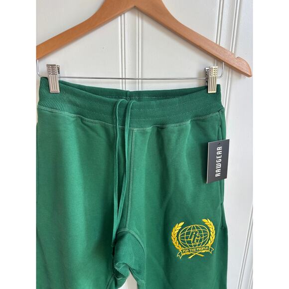 Rawgear Heavyweight Cotton Jogger Sweatpants Green Men's Size XS NWT - Picture 3 of 6